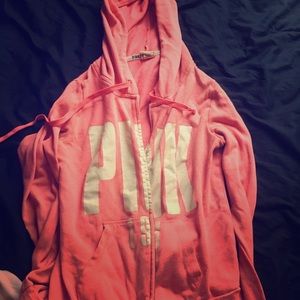 Pink vs zip up